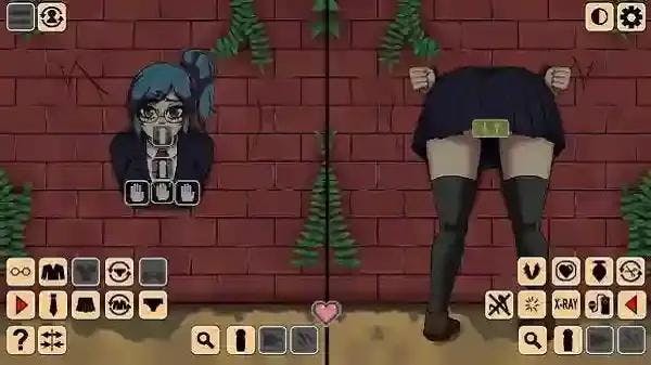 Girl on the wall game screenshot 2